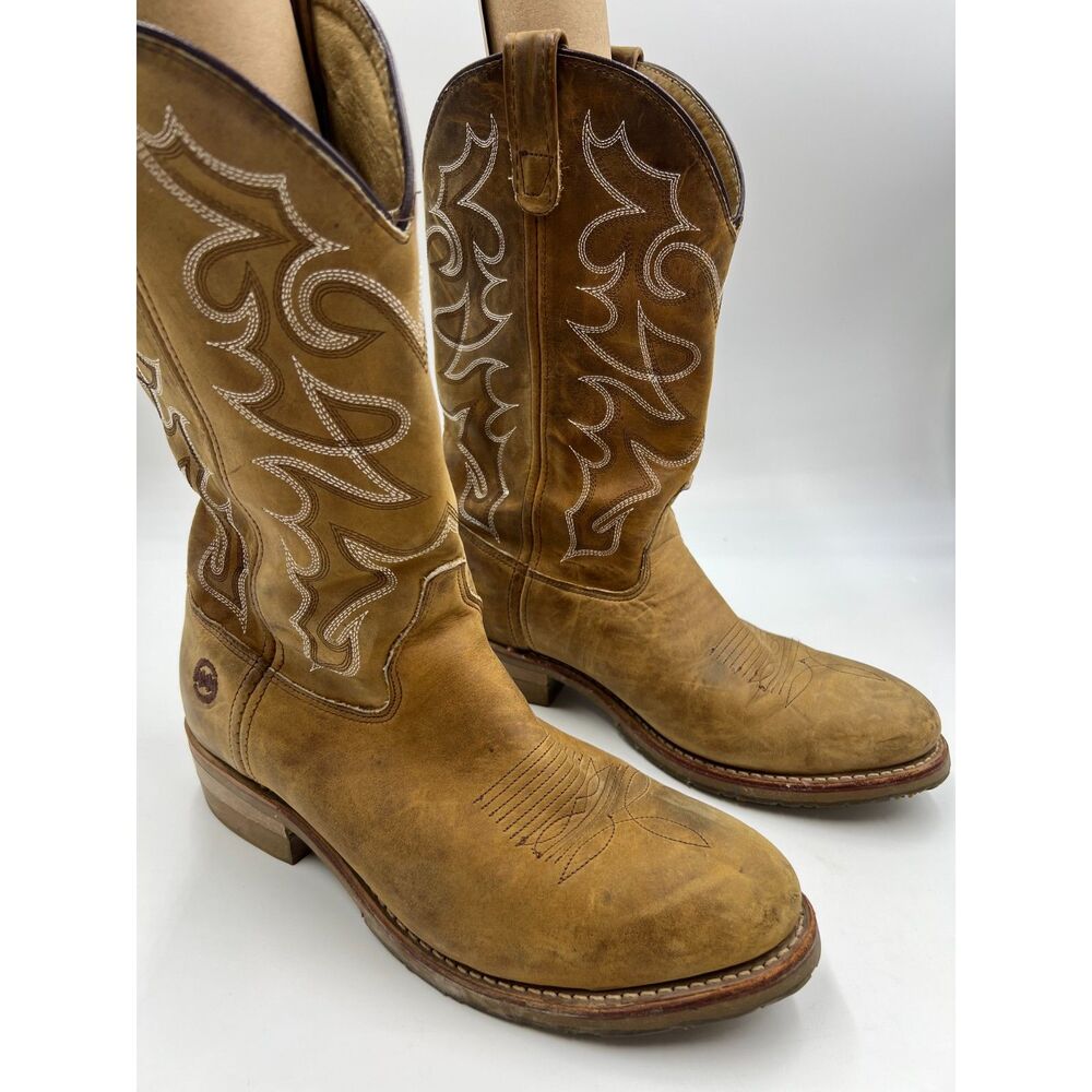 Double H DH1592 Dylan Steel Toe 12" Shaft Western Work Boots 11D Rodeo $298